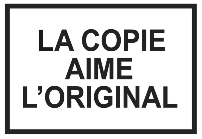 La copie aime l'original-s