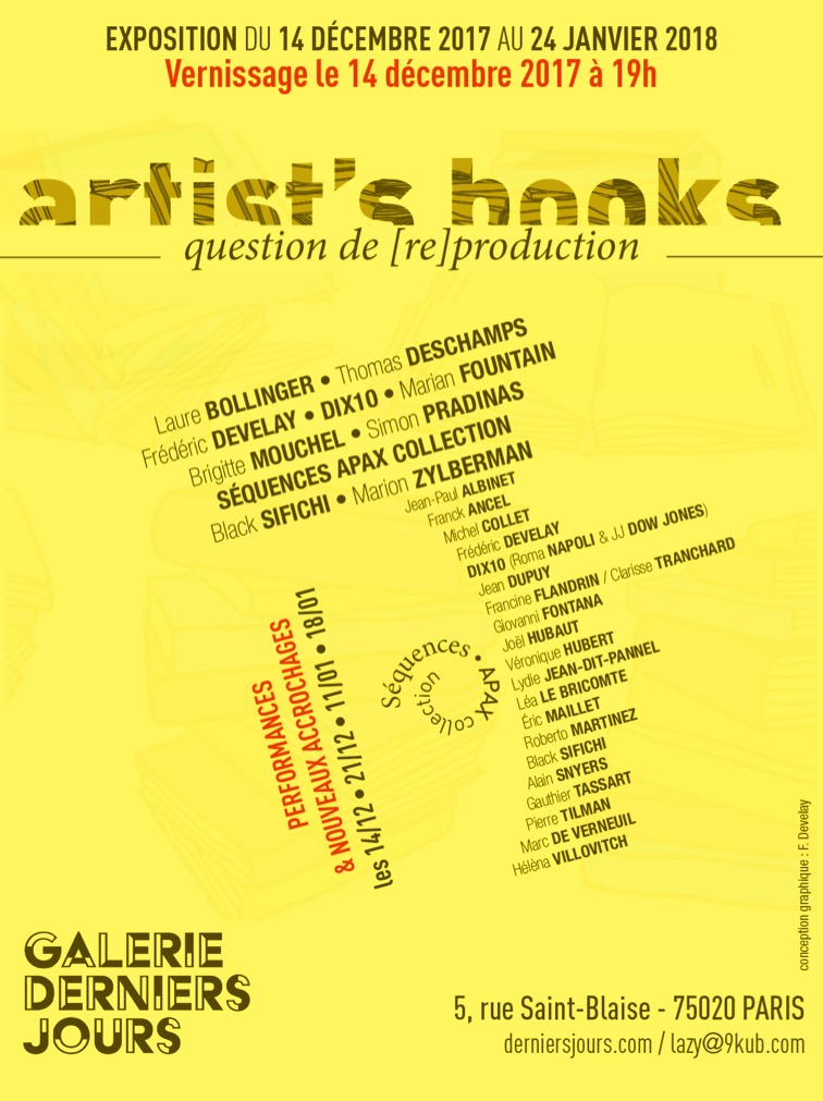 Artist's books flyer a6b